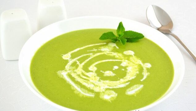 zöldségpüré leves hasnyálmirigy-gyulladásra
