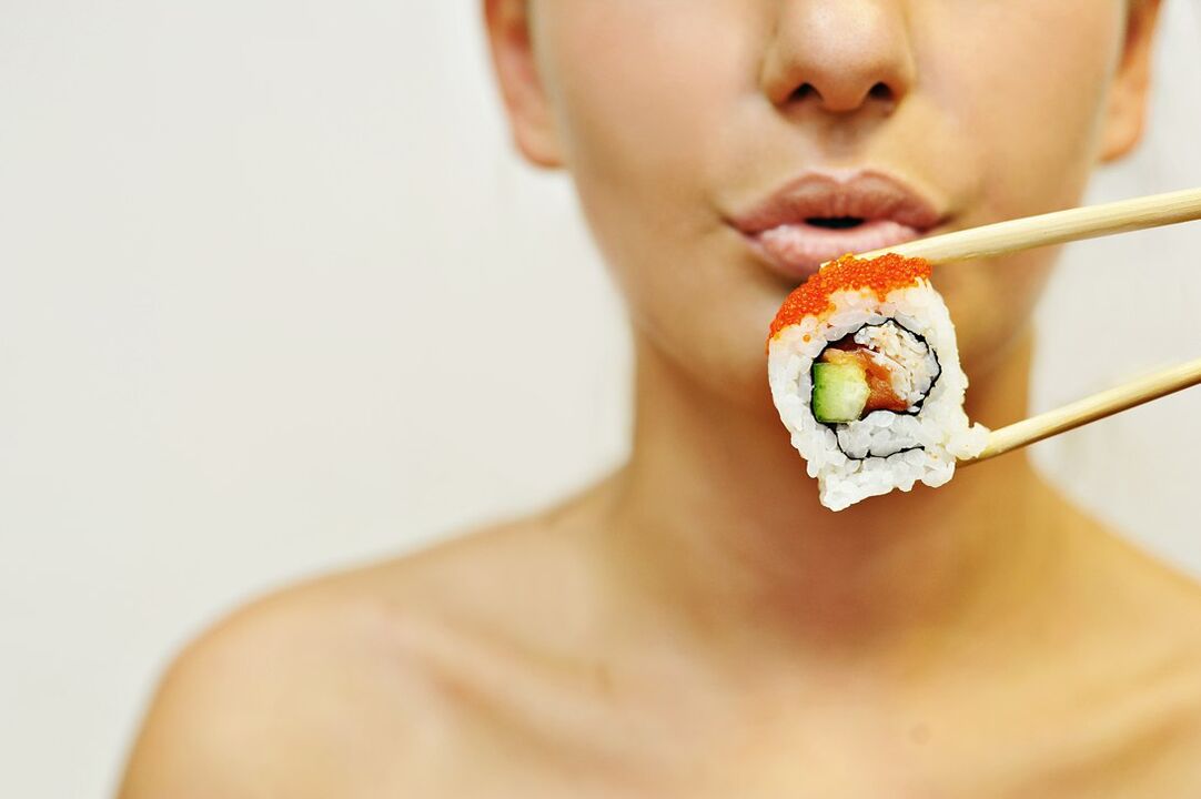 sushit eszik japán diétán