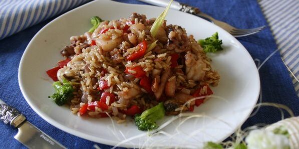 rizs zöldségekkel a dukan diétához